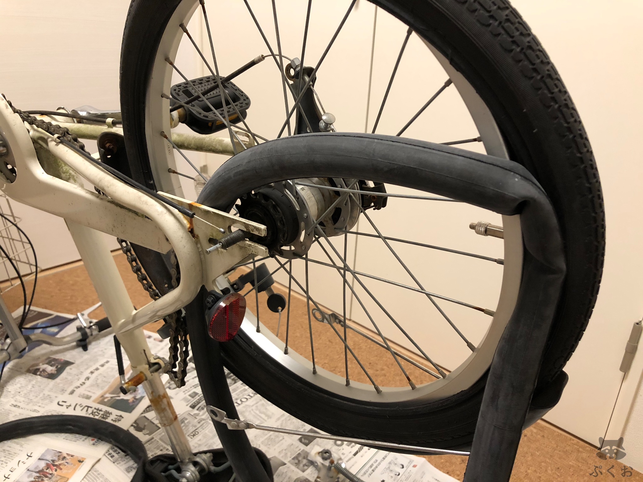 無印 良品 自転車 タイヤ 交換